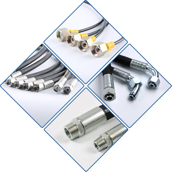 There are various hydraulic hoses with different sizes. They are made of different materials.