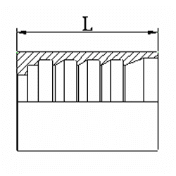 Hose ferrule 00400 structure